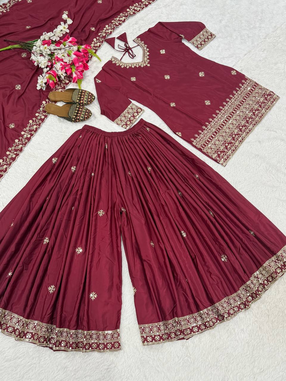 Dark Luxury Ruby Heirloom Suit