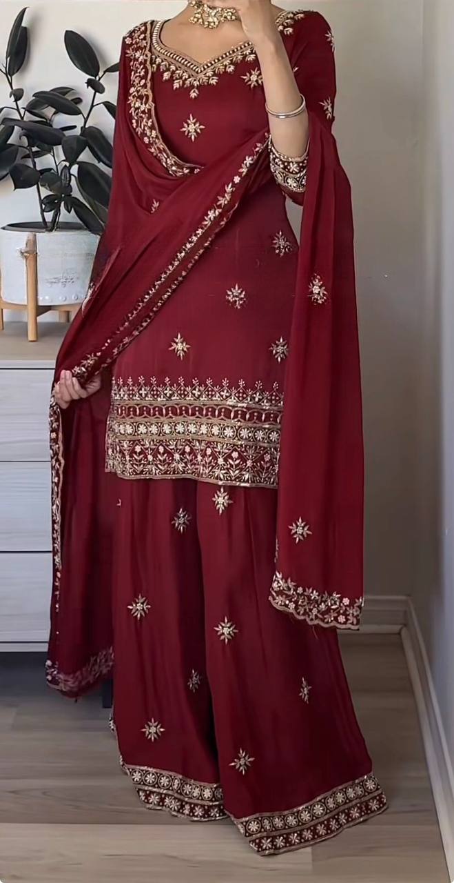 Dark Luxury Ruby Heirloom Suit