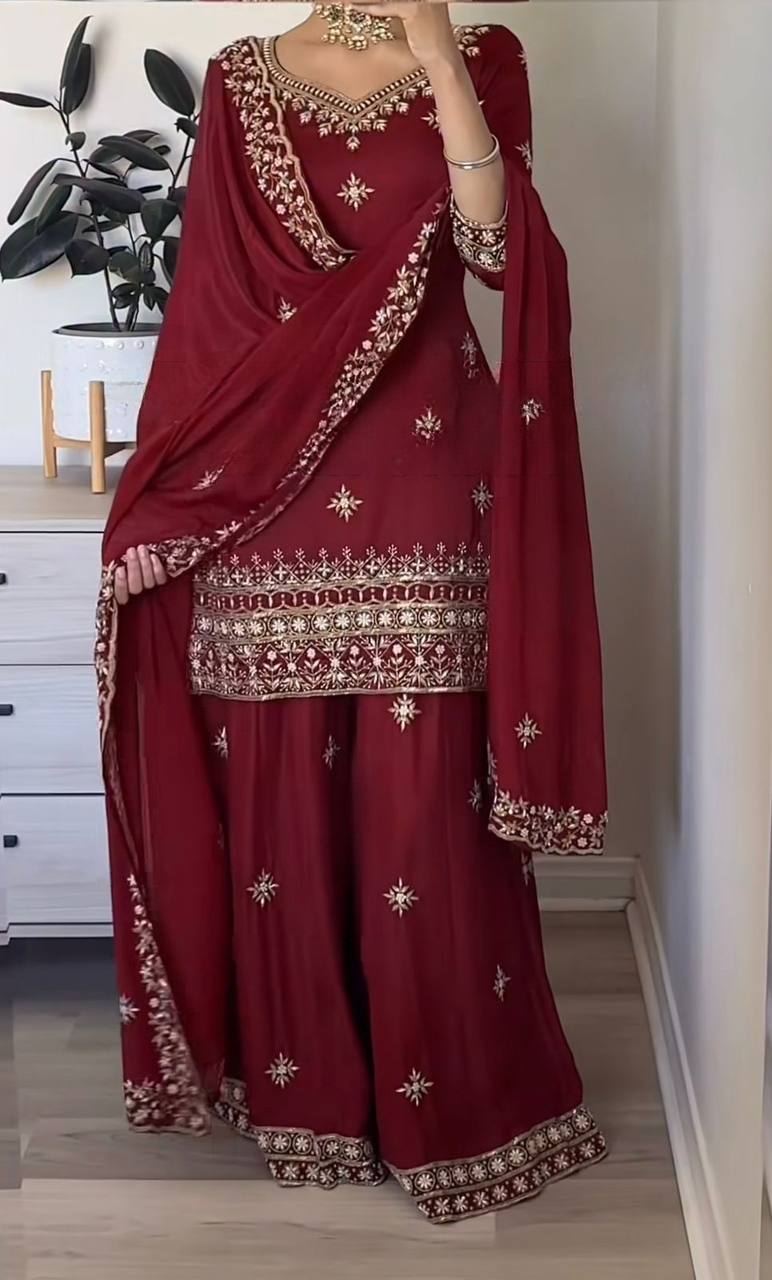 Dark Luxury Ruby Heirloom Suit
