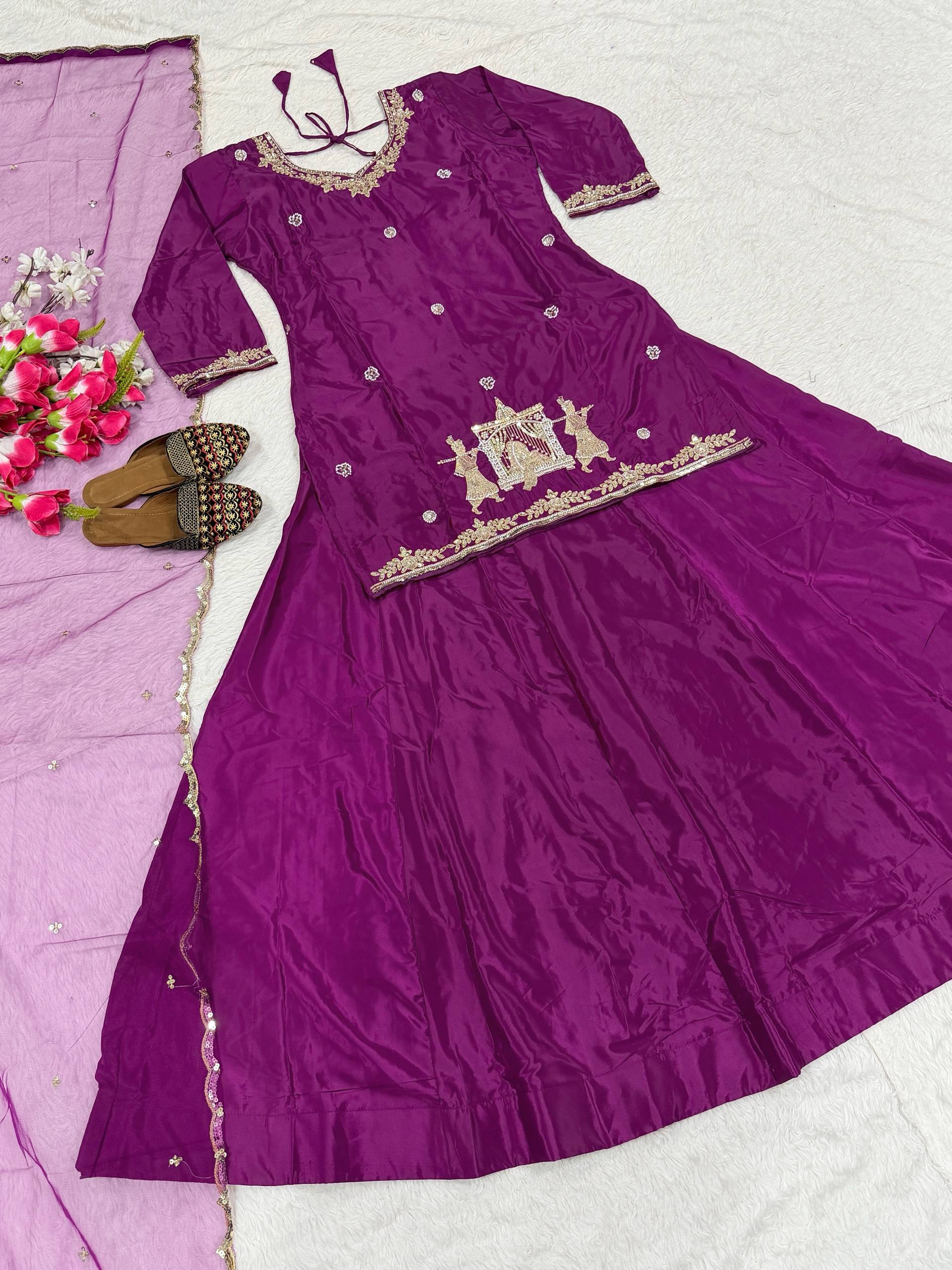 The Sovereign Crimson Palanquin Silk Set