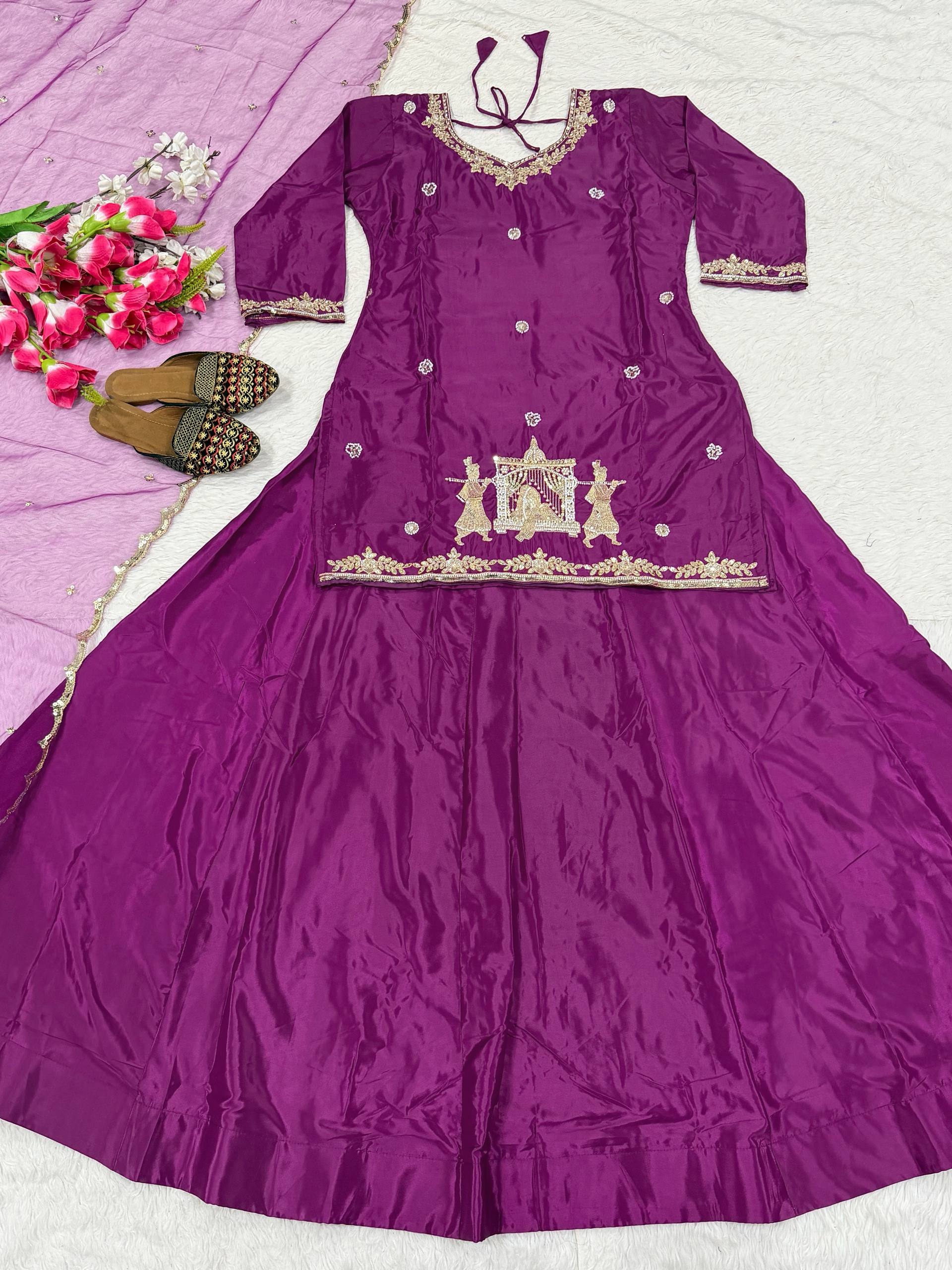 The Sovereign Crimson Palanquin Silk Set