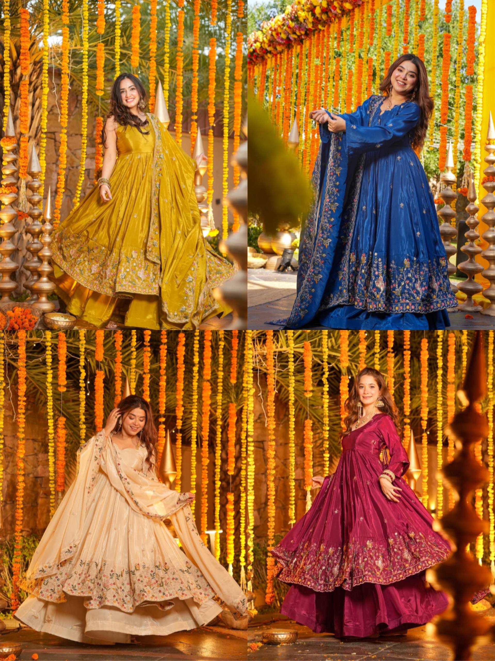 Editorial Wine Botanical-Border Anarkali