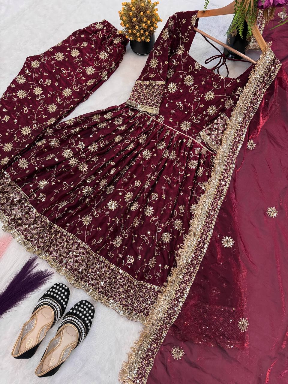 Regal Marigold Silk Heritage Gala Suit