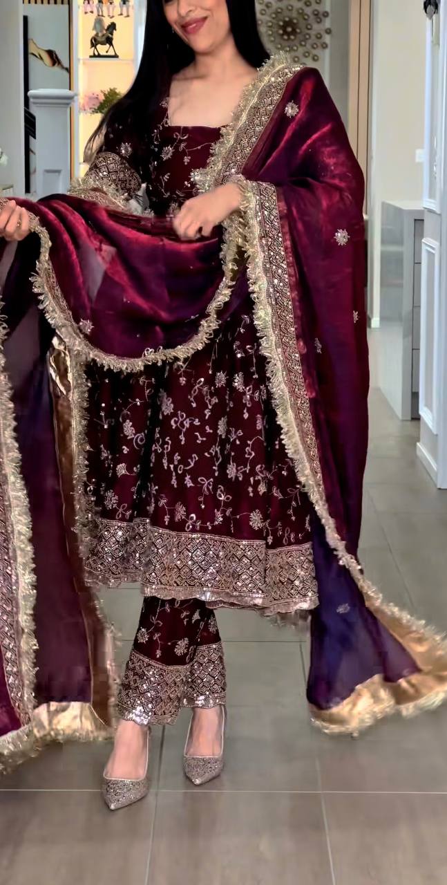 Regal Marigold Silk Heritage Gala Suit