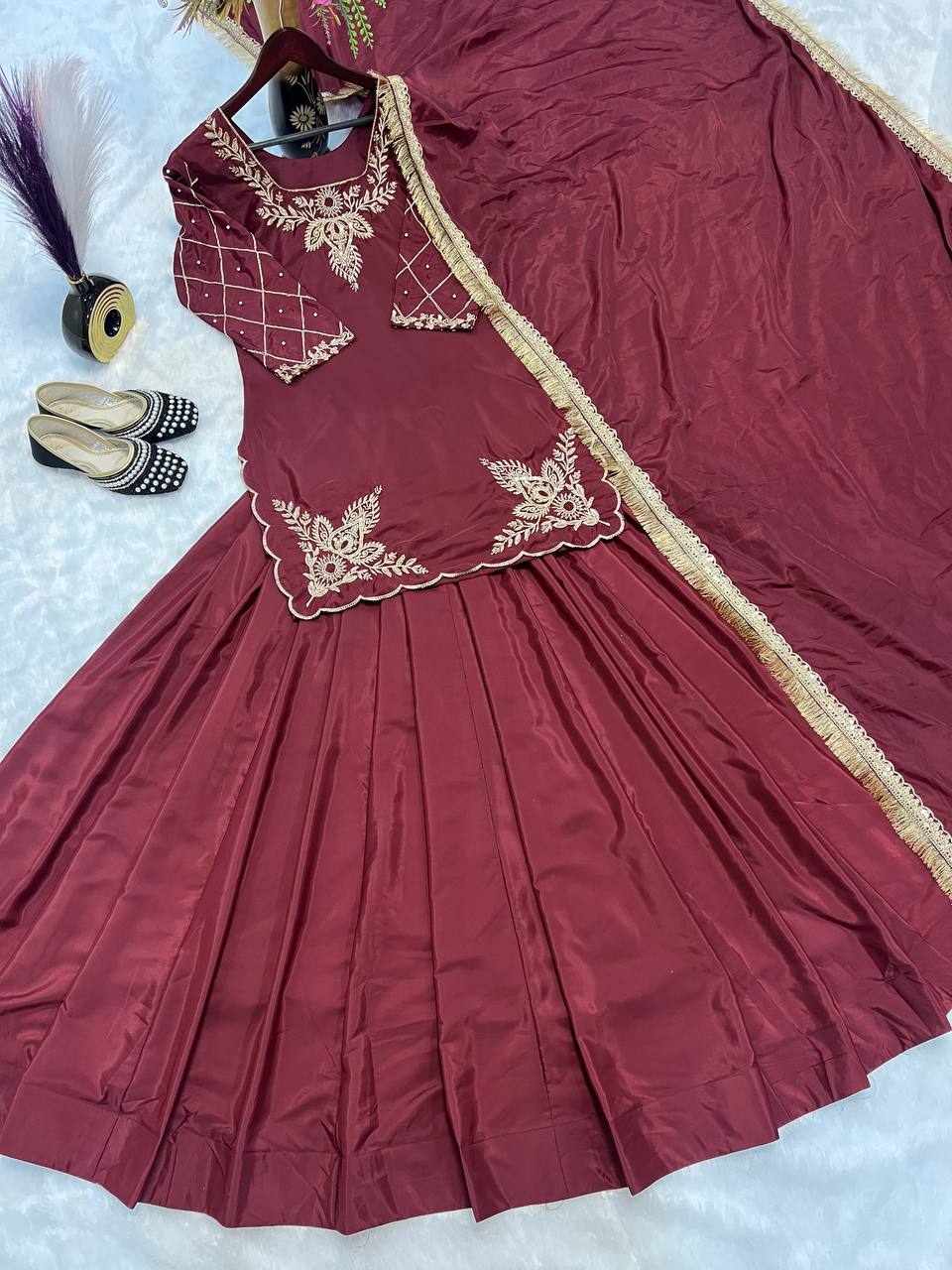 Obsidian Noir Opulence Kurta Set